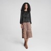 Women's Faux Suede Midi A-Line Skirt - A New Day™ - image 2 of 4