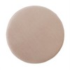 BirdRock Home Round Velvet Ottoman Foot Stool - Taupe - 2 of 3