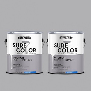 Rust-Oleum 2pk Sure Color Eggshell - 1 of 4