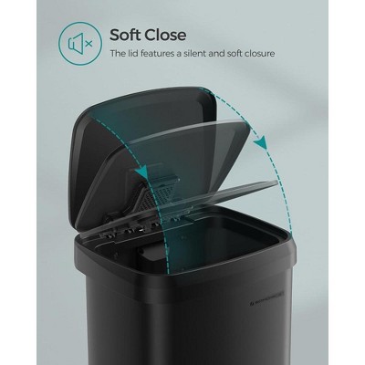 SONGMICS Recycling Bin, Double Trash Can - Thumbnail 3