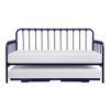 Twin Size Metal Daybed with Trundle for Bedroom - 3 of 4