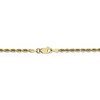 Black Bow Jewelry 2.75mm 10k Yellow Gold D/C Quadruple Rope Chain Necklace - 4 of 4