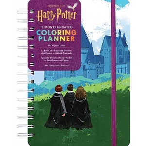 Harry Potter 12-Month Undated Coloring Planner - by  Editors of Thunder Bay Press (Spiral Bound) - 1 of 1