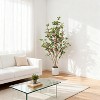 Coucheta 2pcs 4FT Artificial Trees Indoor, Artificial Fake Tree Flower Potted, Artificial Plants for Home Office Party Indoor Outdoor Deco - 4 of 4