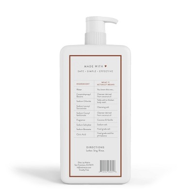 Native Body Wash with Pump - Coconut &#38; Vanilla - Sulfate Free - 36 fl oz_4