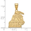 Black Bow Jewelry 10k Yellow Gold Texas at El Paso Miners NCAA Large Pendant - 2 of 3