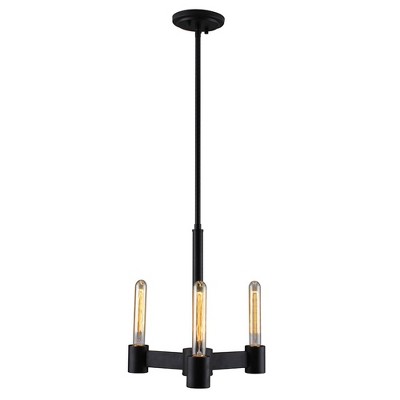 3-Light Broyles Pendant Matte Black - EGLO
