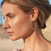 Hoop Earrings, Hypoallergenic for Women Simple Daily Fashionable and Trendy Styles - 2 of 4