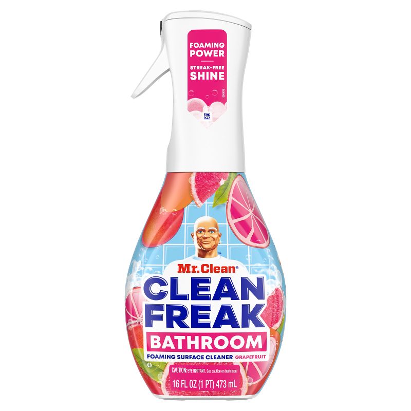 Mr. Clean Grapefruit Freak Bathroom Foaming Surface Cleaner - 16 fl oz, 3 of 15