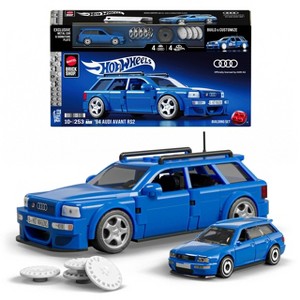 Mattel Brick Shop Hot Wheels ‘15 Audi R8 LMS Building Toy Kit 825pc for Collectors - 1 of 4