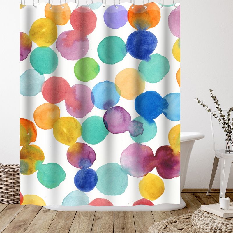 Americanflat 71" x 74" Shower Curtain Style 11 by PI Creative Art - Available in Variety of Styles, 4 of 8