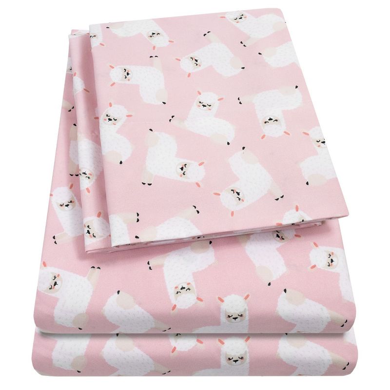 Llamas Microfiber Kids' Sheet Set By Sweet Home Collection™, 2 of 7