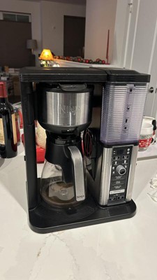 Ninja CFN601 Espresso & Coffee Barista System, Single-Serve Coffee &  Nespresso Capsule Compatible, 12-Cup Carafe, Built-in Frother, Espresso
