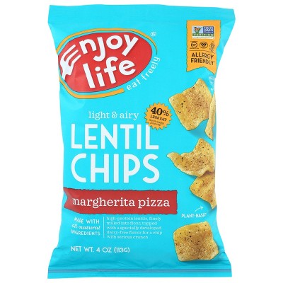 Plentils Margherita Pizza Lentil Chips - 4oz/12pk