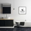 Stupell Longhorn Highland Cow Bath Tub Framed Giclee - 2 of 4