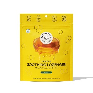 Beekeepers Naturals Propolis Soothing Lozenges - Honey - 14ct - 1 of 3