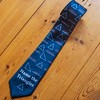 Crazy Dog T-Shirts Name The Triangles Necktie Funny Neckties for Men Nerdy Science Teacher Tie Novelty Mens Ties - 2 of 4