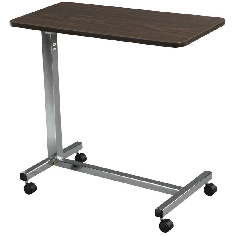 Drive Medical Non Tilt Top Overbed Table, Chrome, 4 of 5