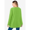 Woman Within Plus Size High Pile Fleece Sweatshirt - 3 of 4