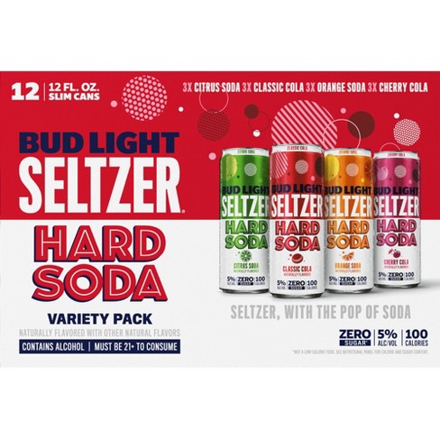 Bud Light Seltzer Hard Soda Variety - 12pk/12 Fl Oz Cans : Target