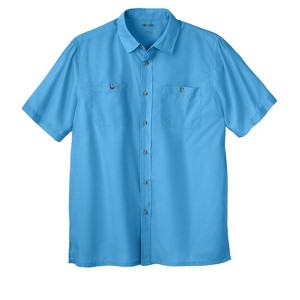 KingSize Men's Big & Tall Short-Sleeve Pocket Sport Shirt - 1 of 4