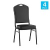 Flash Furniture 4 Pack HERCULES Series Crown Back Stacking Banquet Chair - 2 of 4