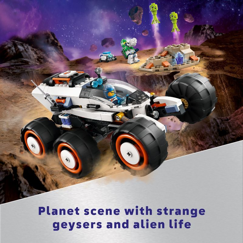 LEGO City Space Explorer Rover and Alien Life Pretend Play Toy 60431, 5 of 9