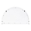 19" x 30" Hollowday Wood Framed Arched Wall Mirror with Shelf White - Kate & Laurel All Things Decor - 4 of 4