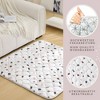 Hakuna Matte: Stylish Baby Play Mat: Confetti & White Design - 72x48' - 4 of 4