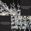 CityFurn 10-Light 36" Modern Tree Branches Chandelier Crystal Linear Island Lights - 3 of 4