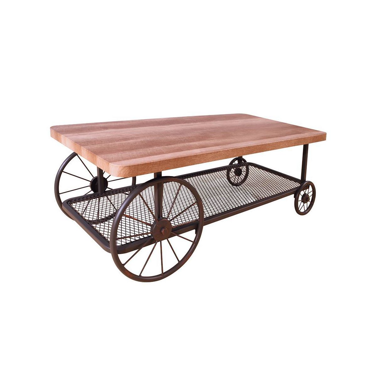 Acme Furniture Francie Coffee Table Oak/Antique Gray - thumbnail 9