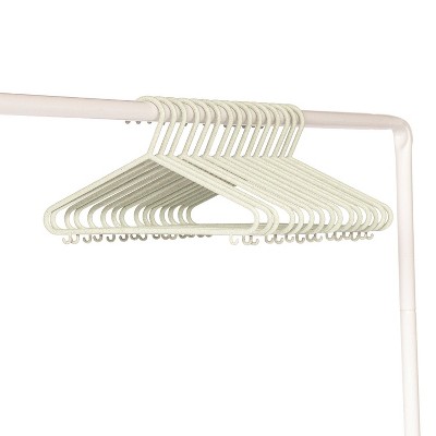 Speckled Green Wheat Straw Baby Clothes Hangers, 30-Pack