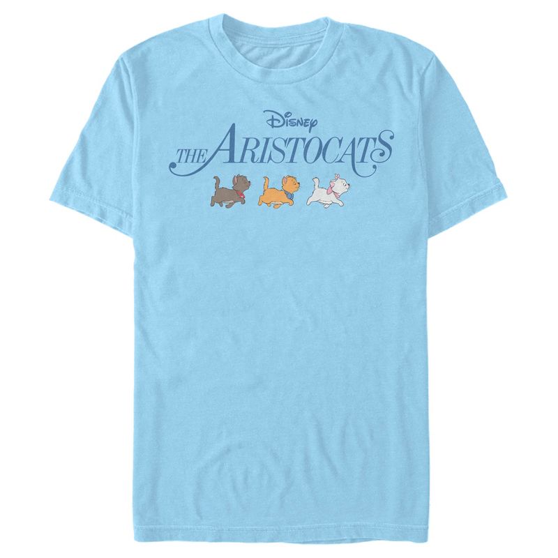 Men's Aristocats Kitten Strut Movie Logo T-Shirt, 1 of 5