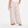 Women's Nutcracker Print Fleece Graphic Pants - Off-White - 2 of 3