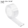 Unique Bargains Single Side Solid DIY Wrapping Decoration Roll Satin Ribbons 2 Pcs - 2 of 4