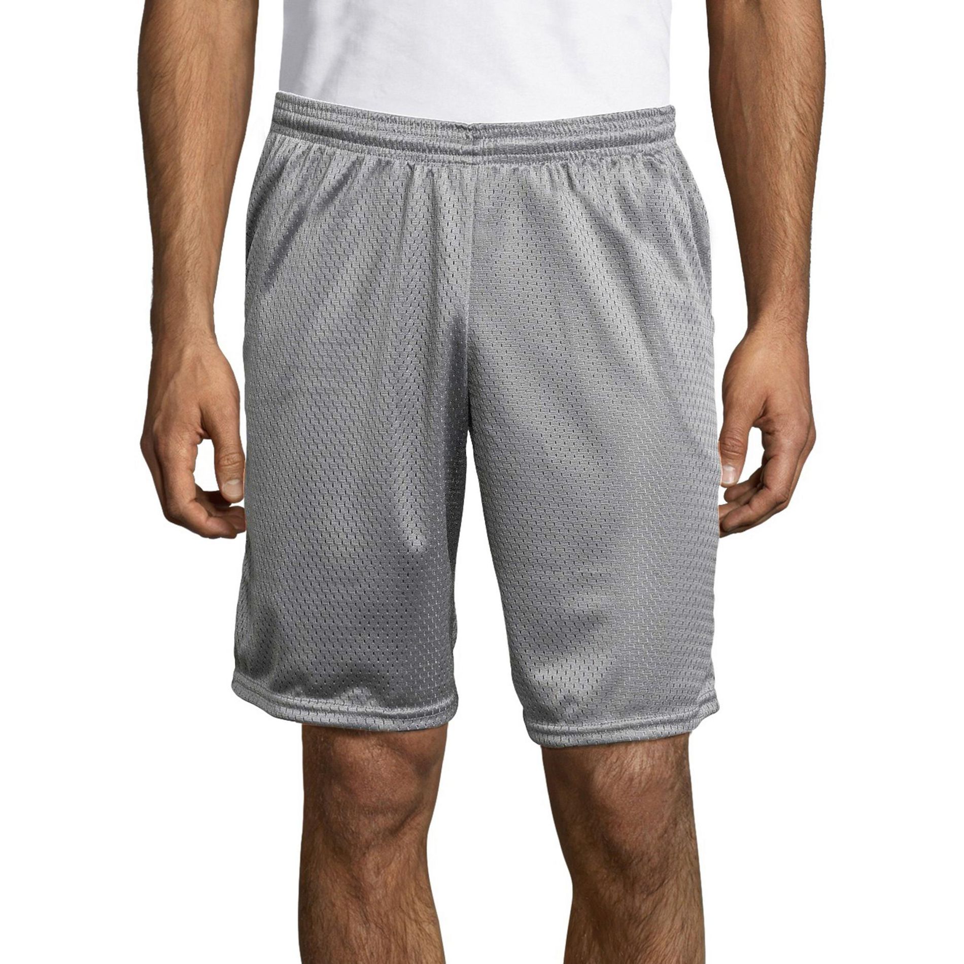 Hanes Sport Men's Mesh Athletic Shorts with Pockets, 9"