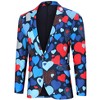 Clearlove Tuxedo Jackets One Button Slim Fit Formal Suits Blazer with Bow Tie Formal Blazer - 4 of 4