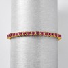 Ross-Simons 9.50 ct. t.w. Ruby Tennis Bracelet With .51 ct. t.w. Diamonds in 18kt Gold Over Sterling Size 7 - 3 of 4