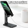 Boersma Adjustable Aluminum Cell Phone & Tablet Stand – Foldable Desktop Holder with Anti-Slip Base , Compatible with All Smartphones and Tablets - 2 of 4