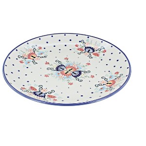 Blue Rose Polish Pottery Manufaktura Dinner Plate - 1 of 3