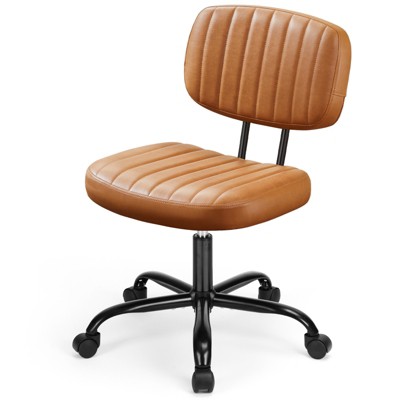 DOMETOUR Adjustable Height 360° Rolling Swivel Computer Task Chair without Arm