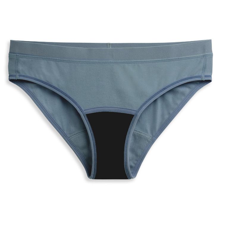 TomboyX Women's First Line Period Leakproof Bikini Underwear, Cotton Stretch Comfortable (3XS-6X), 1 of 3