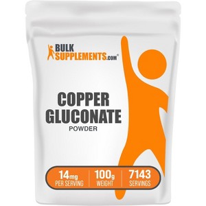 BulkSupplements Copper Gluconate Powder - 1 of 4