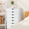JIONJOY 18.8 W 7-Drawer Mobile Makeup Storage File Cabinet - 4 of 4