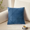 REGALWOVEN Fade-Resistant Luxury 3D Diamond Velvet Throw Pillow Covers18 x 18 Inch Pack of 2 - 2 of 4