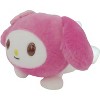 Sanrio Fluffy My Melody Yes Type Plush H 4.1 x W 6.3 x D 5.9 inches (10.5 x 16 x 15 cm) - 3 of 3