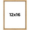 PosterPalooza | Classic Modern Gold Picture Frame - UV Acrylic, Foam Board Backing, Hanging Hardware - 2 of 4