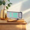 Unique Bargains Plastic Digital Corded Adjustable Accurate Electric Alarm Clock 7.5 x 2.8 x 1 inch - 2 of 4