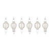 Jeweled Glass Finial Drop Ornament (Set of 6) - 3 of 3