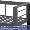 Aluminum Patio Furniture Set, 5 Piece Metal Outdoor Furniture Set with CSA Certified 54in Propane Gas Fire Pit Table - 2 of 2